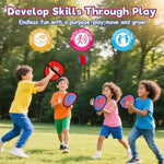 Toss And Catch Ball Game Set, Kids Toddler Baseball Catch Ball Outdoor & Beach Toys For Family, Pool Beach Yard Camping Outside Game For Kids Age 3 4 5 6 7 8-12+, Birthday Gift For Boys Girls
