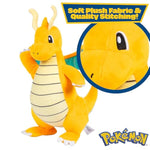 12" Dragonite Plush - Officially Licensed - Generation 1 Dratini & Dragonair Evolution - Authentic Soft Stuffed Animal Toy Figure - Christmas Stocking Stuffer Gift For Kids, Boys, Girls - 2+