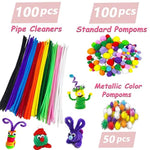 3000 Pcs Arts & Crafts Supplies Kit for Kids Ages 4-12 with Beads & Pipe Cleaners
