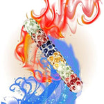 6.7Inch Glass Dildo,Glass Anal Plug Crystal Butt Plug Glass Massager Colorful Butt Plug Crystal Anal Plug For Couples Women Men Masturbation Sex Toy