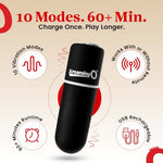 Panty Vibrator Set for Couples, Remote-Controlled Lace, Black