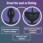 Inflatable Anal Plug, Flower-Shape Soft Butt Plug, Anal Pump, Anus Dilator Expander Anal Dildo For Unisex Gay Sex Game Prostate Massager
