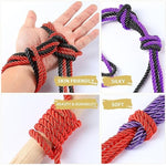 Bdsm Shibari Sex Bondage Restraint Rope - Soft Tie-Ups For Women, Long Restraining Multipurpose Sex Restraints, Adult Sex Toys For Women, Men & Couples (Black Purple)