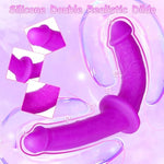 Strap On Dildo Women Sex Toys - Double Dildo Long Anal Strapon Dildos With Harness Double Sided Dildos Lesbian Sex Toys For Couple, Fantasy Silicone G-Spot Stimulator Sexual Pleasure Tools For Women