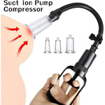 Pussy Pump Sex Toy With 5 Cups, Manual Nipple And Clitoral Suction Cups For Increased Sensation And Enhanced Female Sexual Pleasurevacuum Pump, Nipple Clitoral Stimulator For Adult Play (Black)