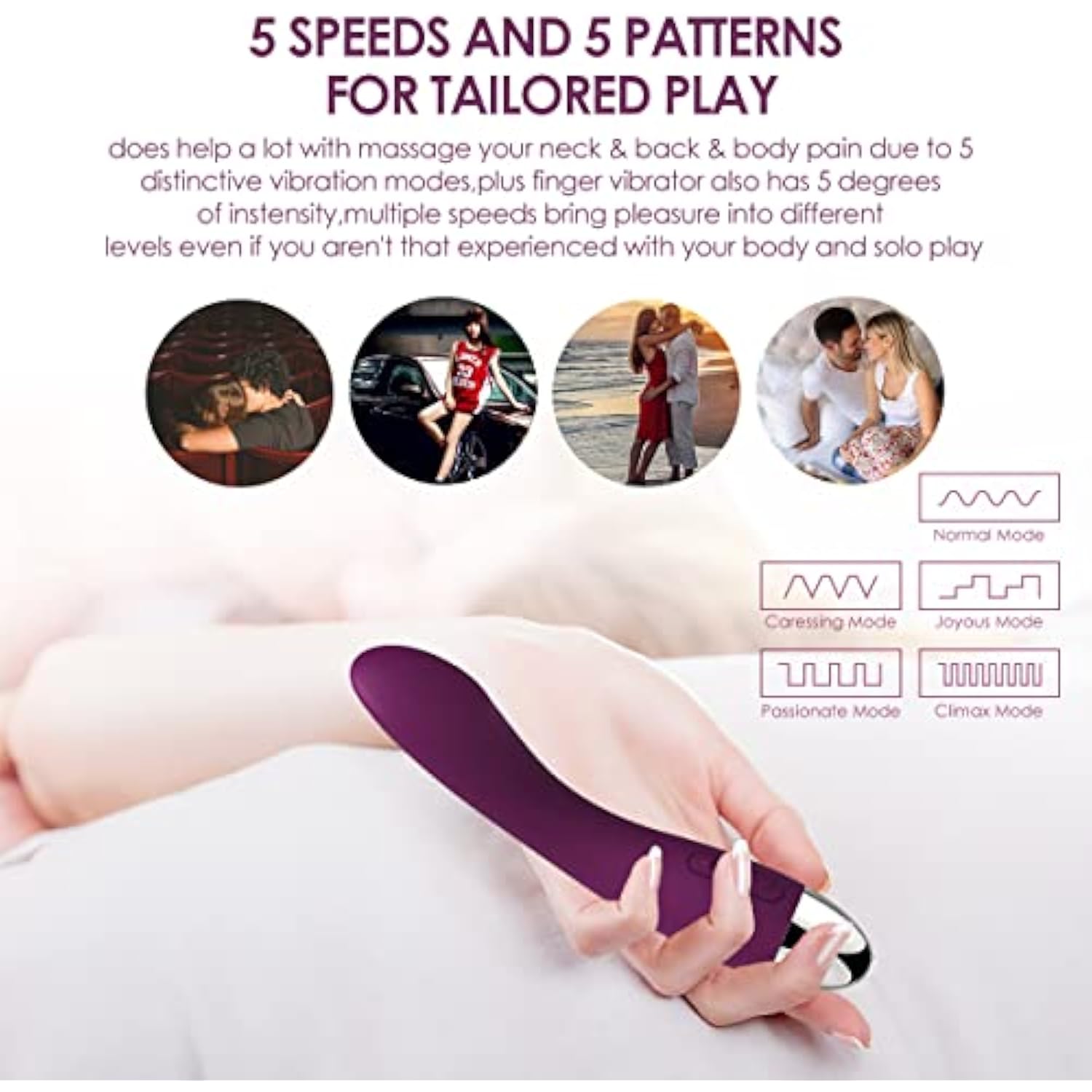SVAKOM G Spot Vibe Dildo Vibrator with 25 Playful Vibration Pattern, C BlessMyBucket SVAKOM G Spot Vibe Dildo Vibrator with 25 Playful Vibration Pattern, C BlessMyBucket