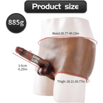 6Inch Silicone Dildo Panties Realistic Penis Male Strapon Sex Toys For Gay Men Dick Masturbation (18Cm Length,5Cm Diameter Solid) (6.29In Hollow)