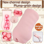 Male Masturbator 3D Plush Nodes Channel Stroker Pocket for Men 1.48 LB