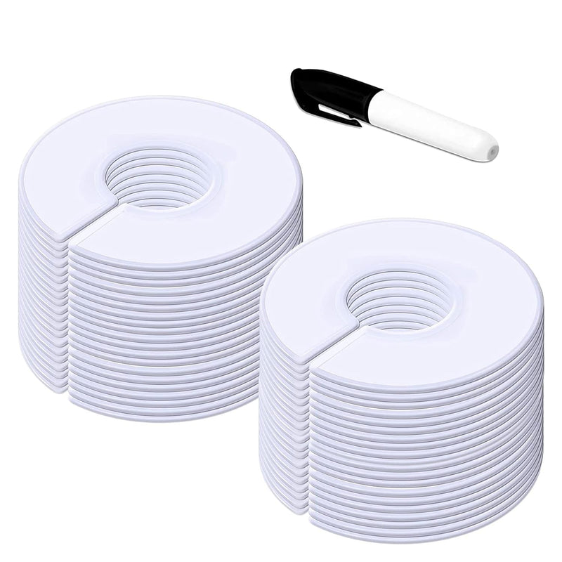 30 Pcs Clothing Size Rack Dividers,Closet Dividers For Hanging Clothes ,Closet O