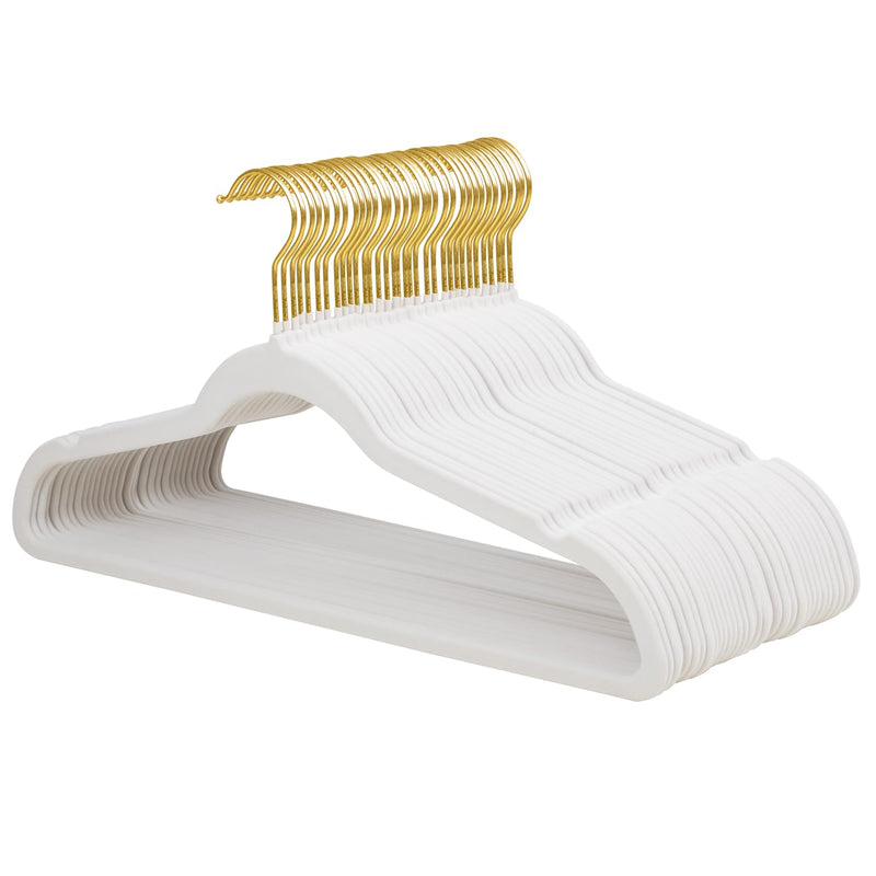 Velvet Hangers, Coat&Suite Hangers, No-Slip Hangers, Ultra-Slim Space Saving Han