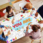 Giant Coloring Poster for Kids - Positive and Uplifting Artwork