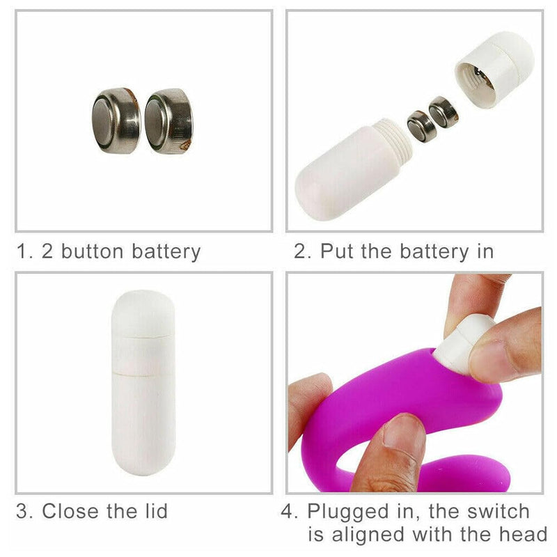 Anal Clit Vibrator Rabbit G-Spot Dildo Adult Sex Toys For Women Female Massager Thrusting U-Shaped Wearable Panty G-Spot Vibrator Dildo Egg Style Vibrator Adult