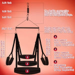 Bdsm Sex Swing, Sex Swings Bondage Kit With Soft Seat Thick Cushion Adjustable Sex Straps, Sex Furniture For Bedroom Sex Sling Bondage Restraints For Couples Sex Toys