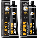 Super 50000 Delay Cream for Men, External Use Only 0.50 Fl Oz (2 Pcs)