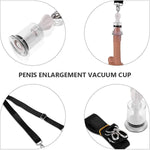 Penis Extender Stretcher Kit For Men - 3In1 Penis Cock Training Stretching Set With Silicone Sleeve Pump And Neck & Leg Straps | Adult Sex Toys For Male Penis Enlarger And Erection Exercise