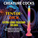 Long Tentacle Dildo, Large Butt Plug With Suction Cup Depth Play, Monster Tentacle Anal Sex Toys?Pink? (M)
