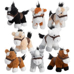 8 Pcs Horse Stuffed Animal Mini Horse Plush Bulk Stuffed Horses For Animal Theme Party Birthday Favors Supplies Decorations 5 Inch