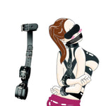 Bdsm Bondage Restraints Handcuffs Adult Sex Toys Adjustable Behind Handcuffs Collar Fetish Backcuffs With Necklace Wrist Cuffs For Men Women Couple Sexual Sm Game Bedroom