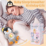 Breathing Stuffed Penguin Plush, Animal Breathing Penguin Plush Toy With Lights And Music Penguin Gifts Stuff For Adults And Kids