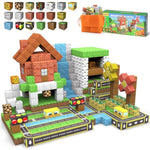 Magnetic Blocks - 100Pcs Magnet Tiles Stacking Construction Building Blocks Cubes, Stem Building Game Birthday Gifts For Boys And Girls Age 3+ Years Old