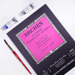 Watercolor Pad 9x12 Inches 140lb/300gsm Hot Press, White