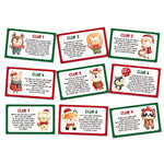 Christmas Treasure Hunt Clues - Xmas Scavenger Hunt Clues - Outdoor Indoor New Year Riddles - Christmas Party Games For Kids Adults - New Year Party Activities & Decorations (13 Pack)-01
