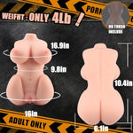Sex Doll Male Sex Toys With Big Boobs, Realistic Male Masturbator Adult Sex Toy For Vagina Anal Breast Play, 4Lb Down-Sized Love Doll For Men Masturbation