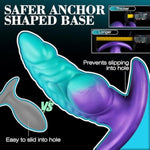 6.3" Large Butt Plug Silicone Anal Plugs Huge Buttplug With Knot For Anal Training, Wearable Anal Dilator Vaginal Stretchers With Anchor Shaped Base, Fantasy Dildo Sex Toys For Men Women Gay Couples