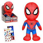 Marvel Plush Swim Toy Set - Bundle With 16" Bath Time Toy Plus Stickers, More | Marvel Spiderman Water Bathtub Toy For Kids, Boys, Girls