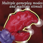 6.14 Inch Realistic Monster Dildo, Huge Silicone Crab Claw Dildo With Powerful Suction Cup, G-Spot Stimulation Prostate Dildo Anal Sex Toy For Beginners And Experienced Women And Couples (Red Purple)