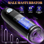 Automatic Male Masturbator Penis Pump - Sex Toys For Men With 10 Rotating Thrusting Modes And Female Moaning Voice Pocket Pussy Sucking Vibrator Sex Doll Machine