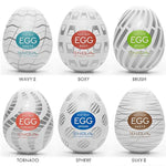 TENGA Egg Disposable, One Time Use, Super Stretchable Male Masturbator Sleeve, Sphere (Pack of 2)