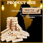 Tumble Tower Couples Game For Adults,Adult Naughty Gamessuper Naughty Block Tower Game, Couples Date Night Ideas For Valentine Lover (48Pcs)