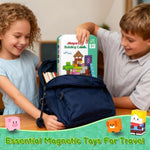 Magnetic Blocks Travel Magnetic Building Blocks Cubes - 150 Pcs Tin Box Magnet Toys Set Stem Educational For Kids Ages 4-8 6-8 8-12 Year Old Boys Girls Gifts Birthday Christmas