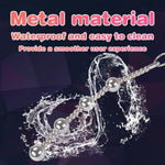 Adult Sensory Toys Expanding Butt Toys With Anal Beads 25Mm Stainless Steel Anales Plug For Men Women Sm Anal Sex Toy (5Balls)