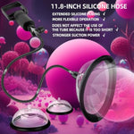 Clitoral Pumps Bdsm Erotic Vagina Pumps Upgraded Extended Tube Nipple Suckers Female Erotica Couple Sexual Pleasure Tool, Sucking Nipple Toy With 4 Powerful Suckers, Adult Sex Toy Set