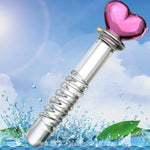 Glass Dildo Crystal Penis Glass Pleasure Wand Female Masturbator Sex Toy,Novelties Glass Dildo Crystal Penis Glass Wand G-Spot Stimulation Female Masturbator For Women And Couples(Style 4)