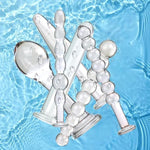 Glass Butt Plug Anal Plug Dildo Crystal G-Spot Vagina Progressive Anal Beads Sm Masturbation Vibrador Sex Toys For Couples (F)