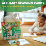 Learn ABC Letters with Reusable Dry Erase Card Sets for Kids Ages 3-6, Educational Gift