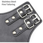 Bdsm Leather Handcuffs & Wrist Restraints Adjustable Bondage Cuffs For Bed, Handcuffs Restraint For Bed Restraints Adjustable Handcuff Straps, Sm Fetish Gear, Kinky Sex Toys For Couples, Men & Women