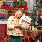 12-Inch Polar Bear Plush Pillow, Polar Bear Stuffed Animal Toy With Scarf, White Bear Plush Throw Pillow For Kids Teens Home Decor