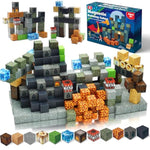 Magnetic Blocks - Build Magnetic Dark Castle Set - Magnetics Toys For Montessori Toddler Christmas Birthday Gifts - Stem Sensory Toys For 3 4 5 6 7 8 9 10 Year Old Boys & Girls