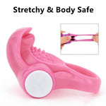 Vibrating Cock Ring Adult Sex Toys for Men, Penis Ring with Clitoral Vibrator Couple Sex Toys, Cockring Cock Sleeve Male Sex Toy Juguetes Sexuales Clit Vibrators for Women Couples