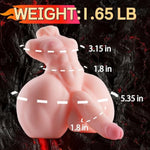 Mini Sex Doll Small Male Sex Doll With Realistic Torso Dildo, 1.65Lb Gay Sex Toy Pocket Pussy With Big Ass And 3D Anal Channel, Male Masturbator Stroker Muscle Male Torso Sex Doll For Men Gay Adult
