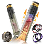 Electric Penis Pump Male Sex Toys, Equipped With 5 Pressure And 5 Suction Training Modes, With Two Silicone Penis Rings, Vacuum Enlargement And Lengthening Pump, Used For Ed In Adult Men