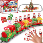 Train Set For Toddlers 2-4, Christmas Train Sets For Around The Tree, Toddler Toys For 1 2 3 Year Old Boy Girl, Christmas Tree Train With Music, Light, Tracks, Puppet, Barn, Toddler Gifts Christmas