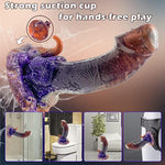 8.5In Long Huge Realistic Dildo?Monster Fantasy Dragon Dildo Thick Big Dildo Adult Sex Toy For Women & Men?Big Demon Cock Dildo With Suction Cup For Anal & G Spot Play
