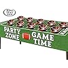 Football Serving Trays | 10 Pcs Plastic Football Snack Trays | Game Day Football Serveware | Tailgate Party Serving Platter | Football Party Decorations | Reusable Big Game Chip Trays