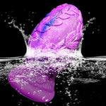 Big Anal Butt Plug Sex Toys Soft Silicone Anal Plug Adult Sex Products With Leaf Texture And Suction Cup Base For Wen Women Prostate Stimulation And Pleasure (L)