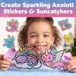 Axolotl Big Gem Diamond Painting Kit for Kids Ages 6-8+